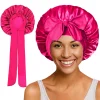 Sc720d8f36af64556a4951b81b9036f1c0-1.webp Bonnet de nuit en satin à longue queue pour femme