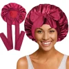 Sd43db9b0904b4d8fb24c0d765a5f6a19E-1.webp Bonnet de nuit en satin à longue queue pour femme