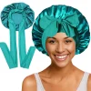 Se13d73aa6a6a4c8fb29fcf327f625100S-1.webp Bonnet de nuit en satin à longue queue pour femme