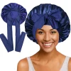 Sedbf1d3022c04f37a57361e121bac842Q-1.webp Bonnet de nuit en satin à longue queue pour femme