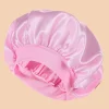 Sf0a0abec1b474137832ca5101683ca404.webp Bonnet de douche en Satin solide à large bord