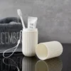 Étui de voyage portable pour brosse à dents et dentifrice