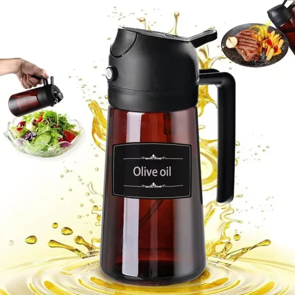 Bouteille d'huile d'olive anti-fuite de 470 ml