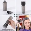 Ensemble de 3 pièces : peigne en silicone, flacon applicateur