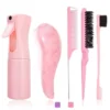 Kit de soins capillaires 5 pièces : brosse antistatique douce