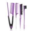Kit de 4 ou 5 pièces : brosses à cheveux, vaporisateur de coiffure,