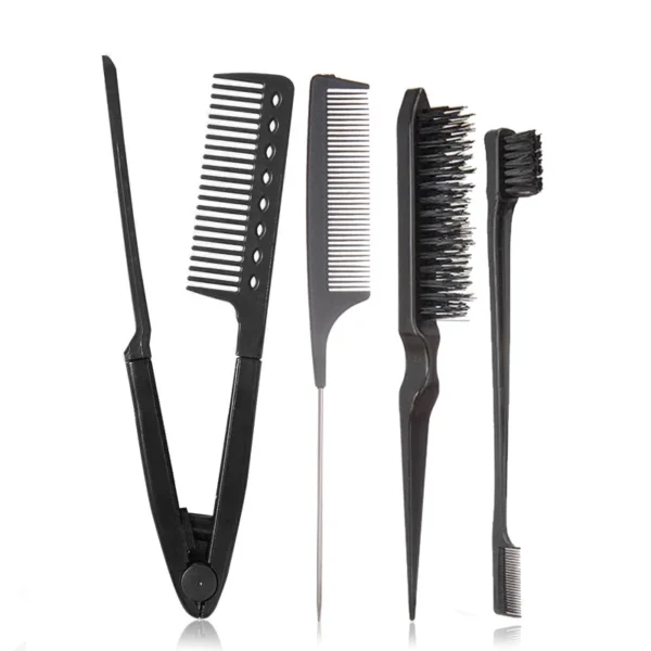 Kit de 4 ou 5 pièces : brosses à cheveux, vaporisateur de coiffure,
