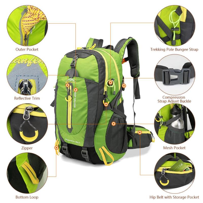Sac à dos randonnée avec poche à eau