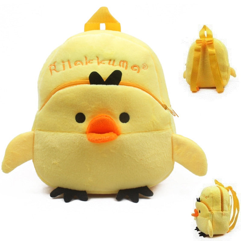 Sac à dos peluche poussin