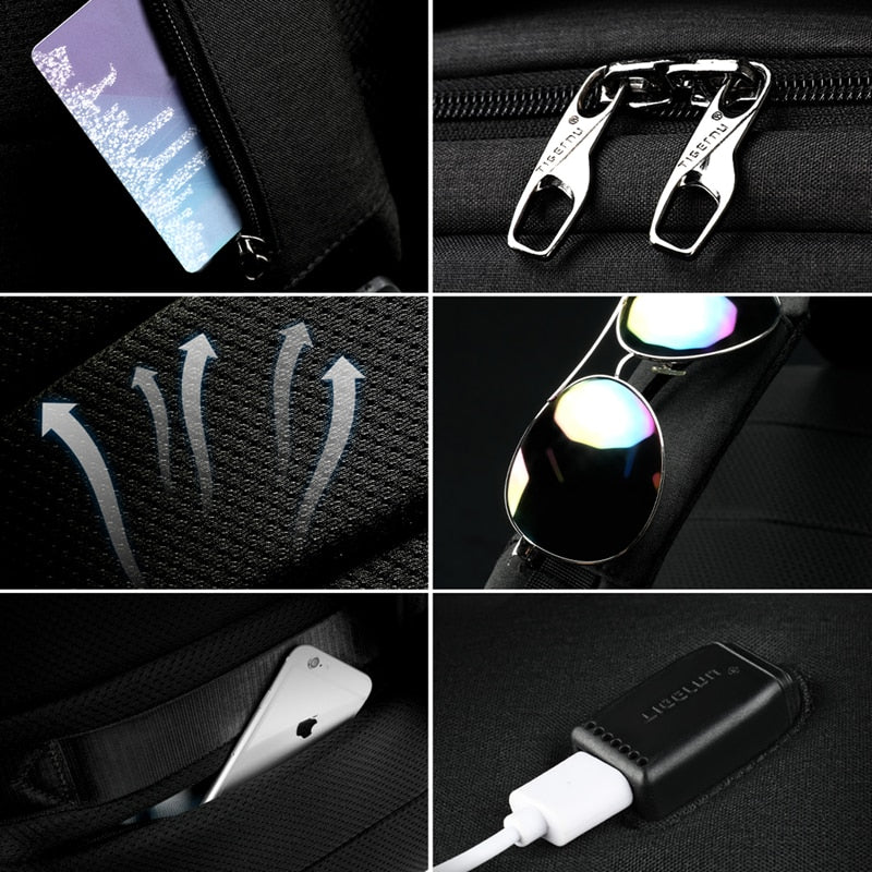 Sac à dos ordinateur femme avec charge USB