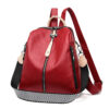 Sac à dos rouge pour femme de ville