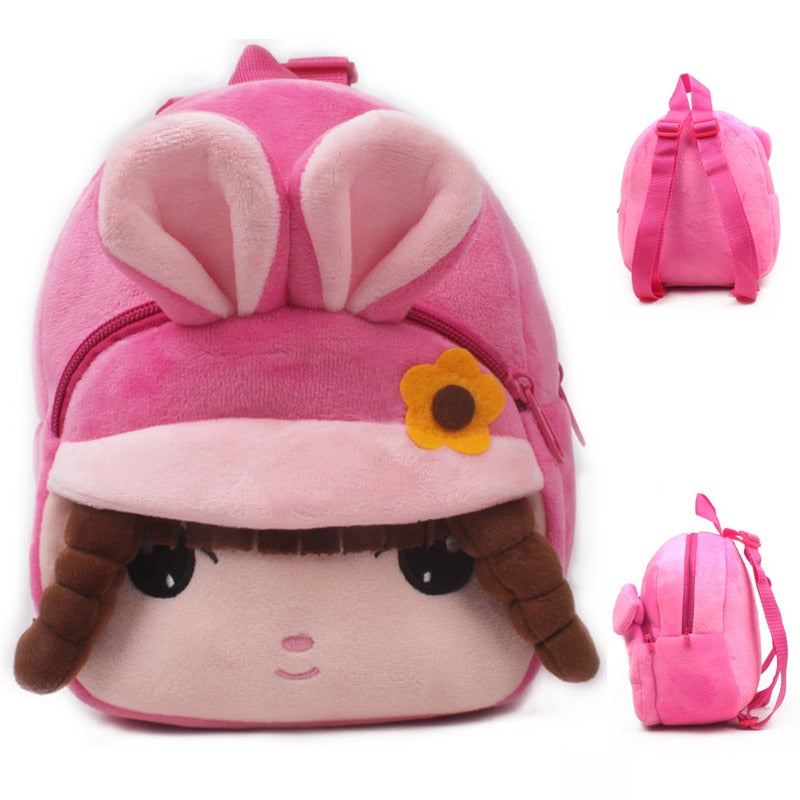 Petit sac à dos peluche fille