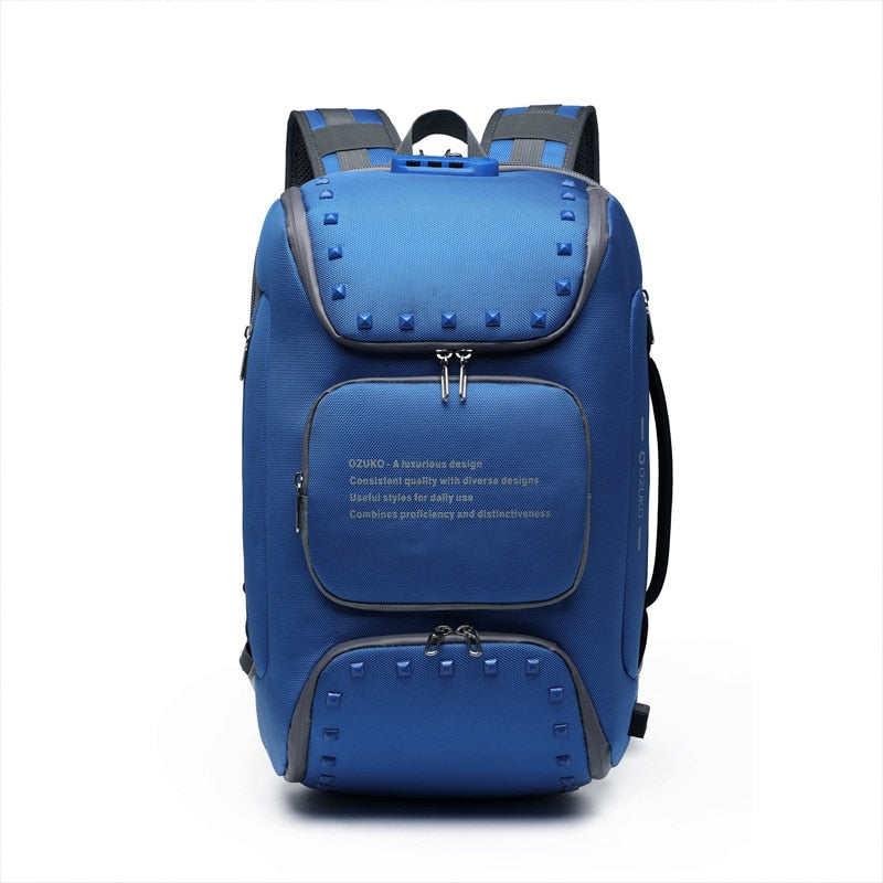 Sac à dos bleu homme – Image 2