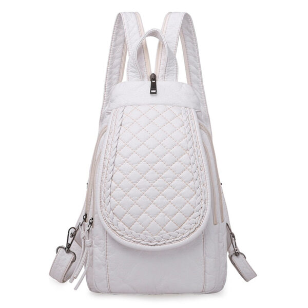 Sac à dos en cuir simili tendance pour femme