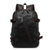 Sac à dos homme faux cuir noir
