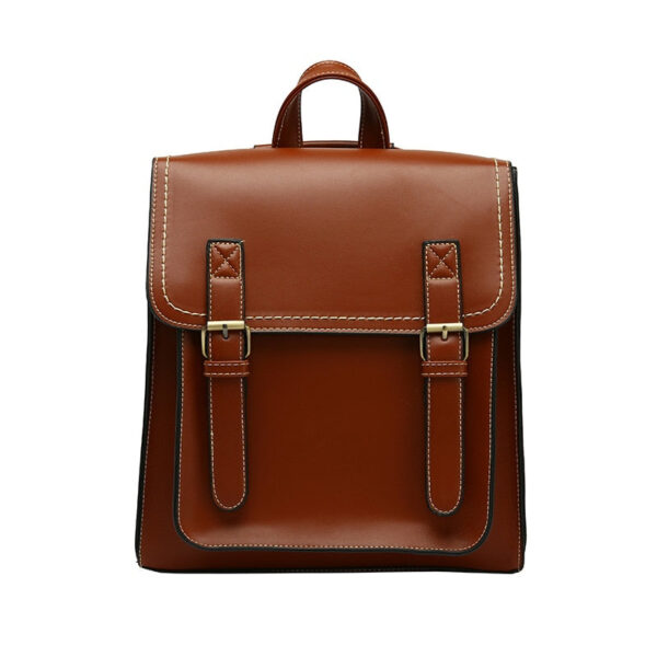 Sac à dos cuir PU vintage marron
