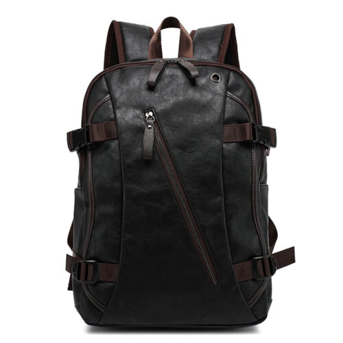 H5ea79caa6a134f02bc85069f1155ecf40jpg Sac à dos homme faux cuir noir