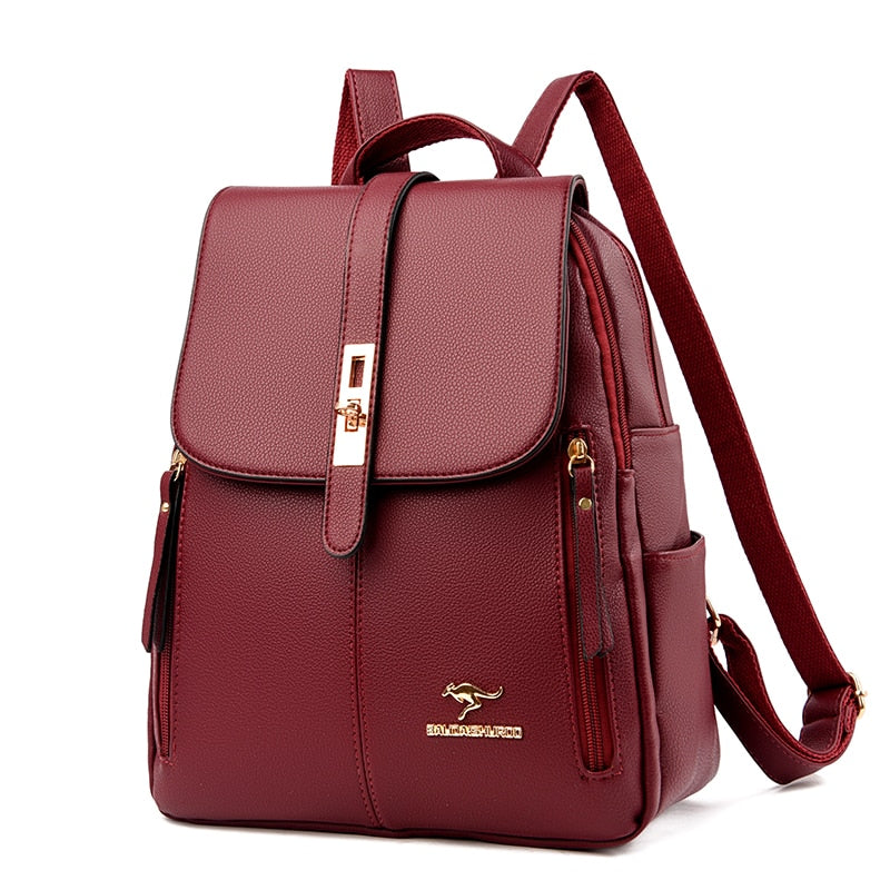 Sac à dos similicuir véritable femme – Image 2
