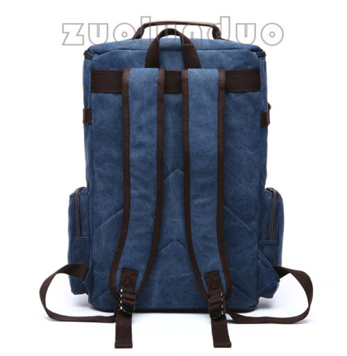 Sac à dos homme toile Canvas et cuir