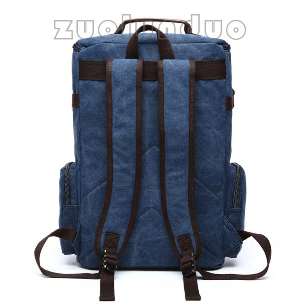 Sac à dos homme toile Canvas et cuir