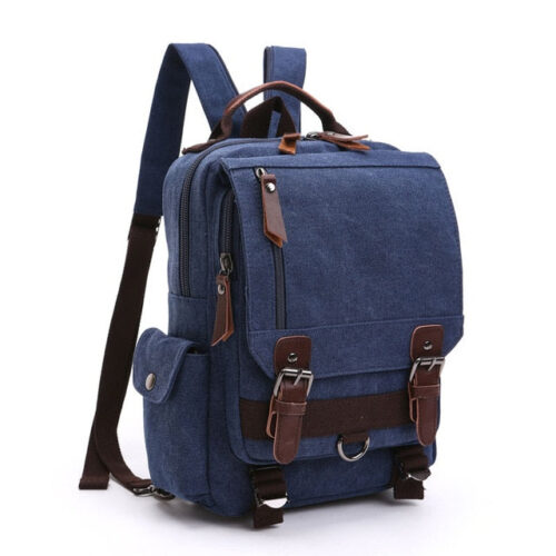 Sac à dos bandoulière en toile