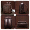 Sac à dos cuir vintage