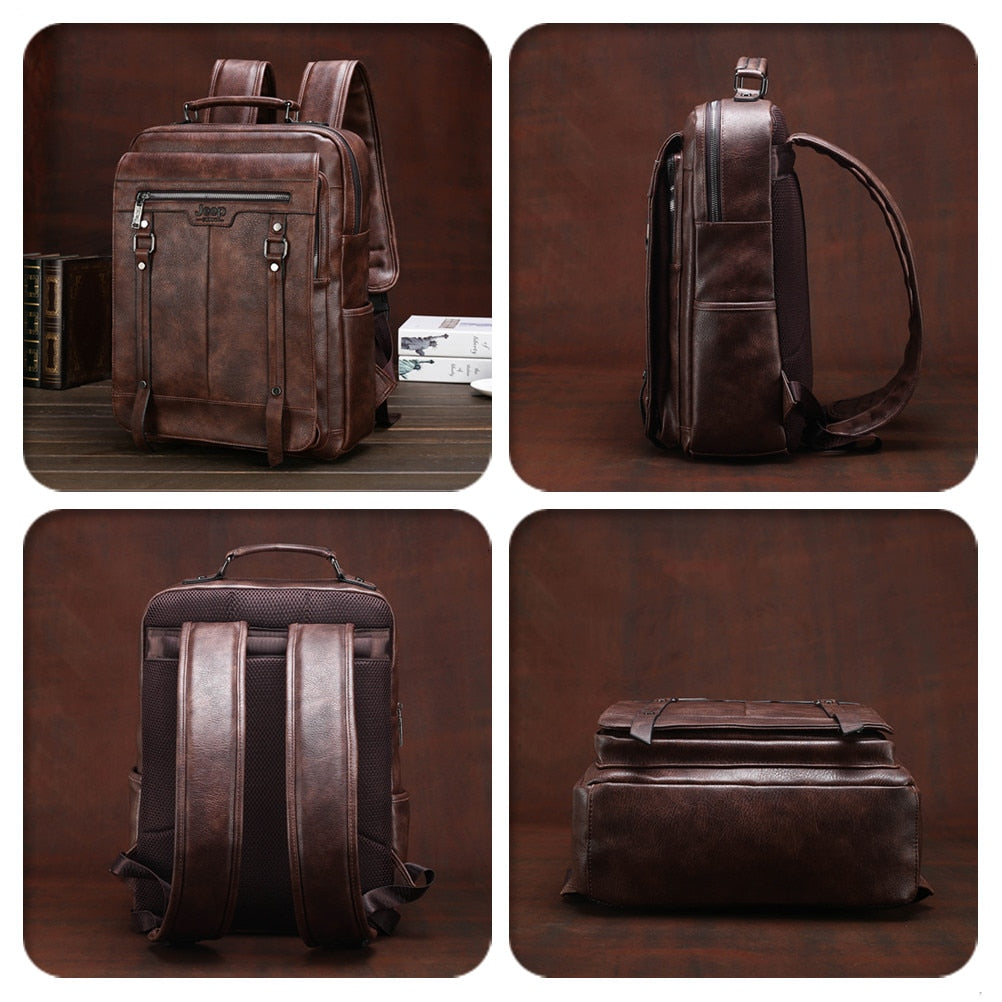 Sac à dos cuir vintage