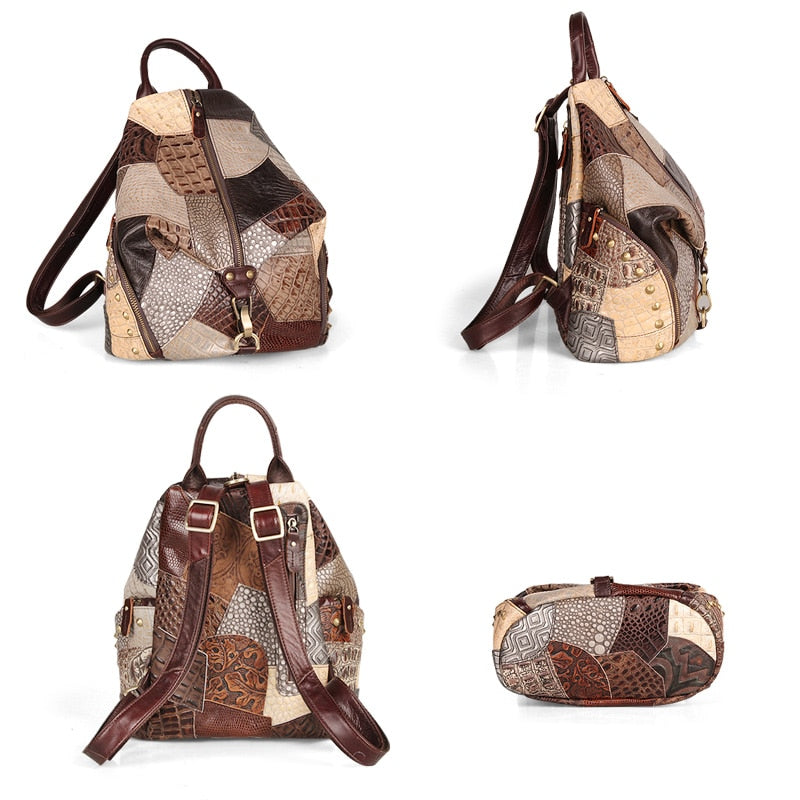 Sac à dos cuir femme vintage