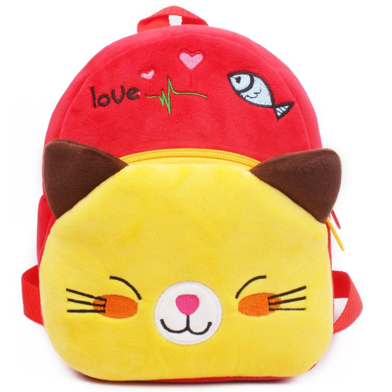 Sac à dos en peluche chat – Image 2