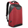 Sac à dos ordinateur femme rouge