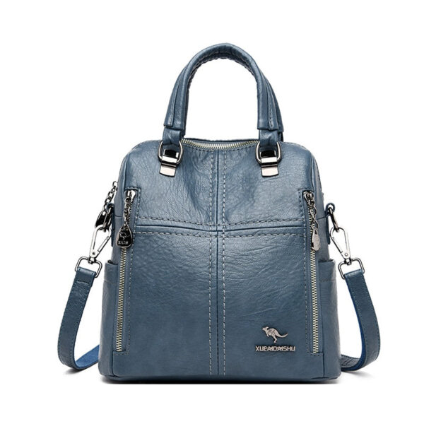 Sac à dos simili cuir pour femme avec bandoulière