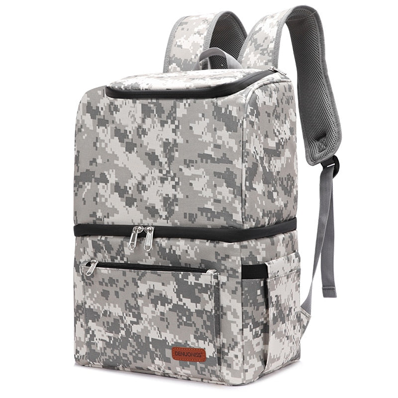 sac à dos isotherme blanc gris – Image 2