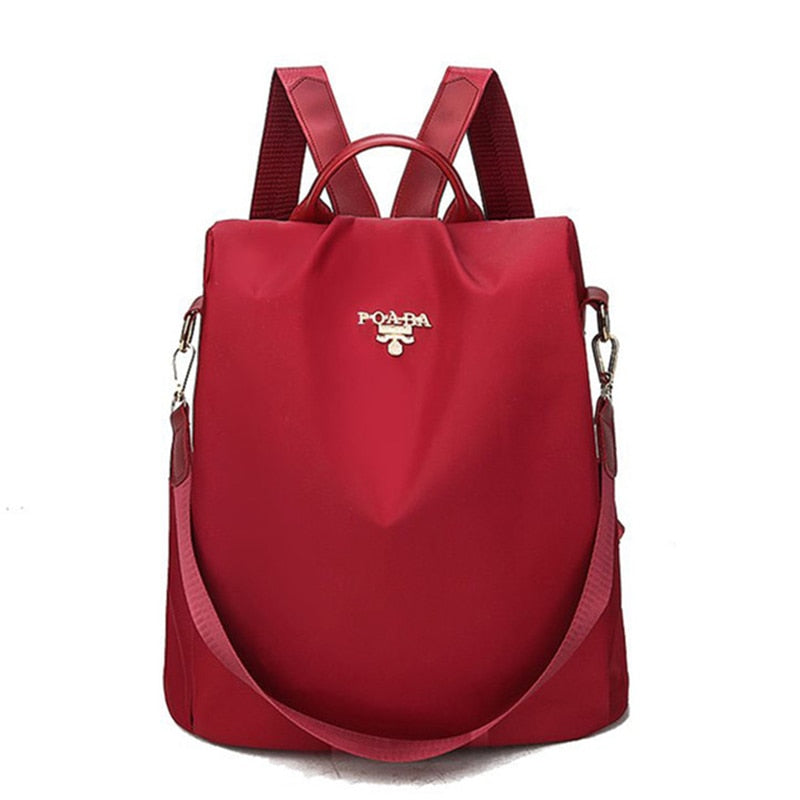 Sac à dos de ville femme rouge – Image 2