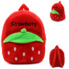 Sac à dos peluche fraise