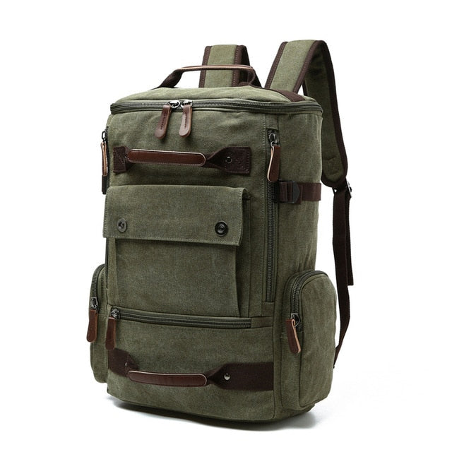 Sac à dos homme toile vintage – Image 2
