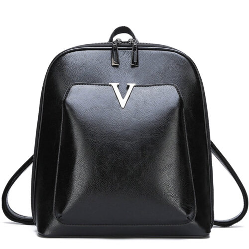 H9198fe716d2b45069b2a37373293210acjpg Sac à dos noir simili cuir femme élégant