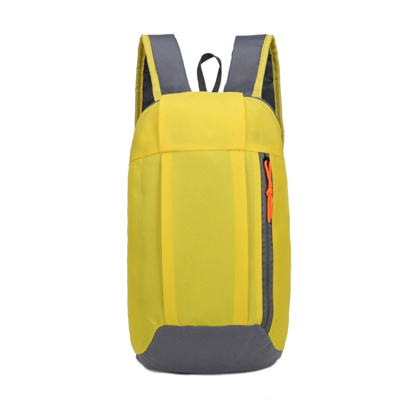 Sac à dos jaune simple – Image 2