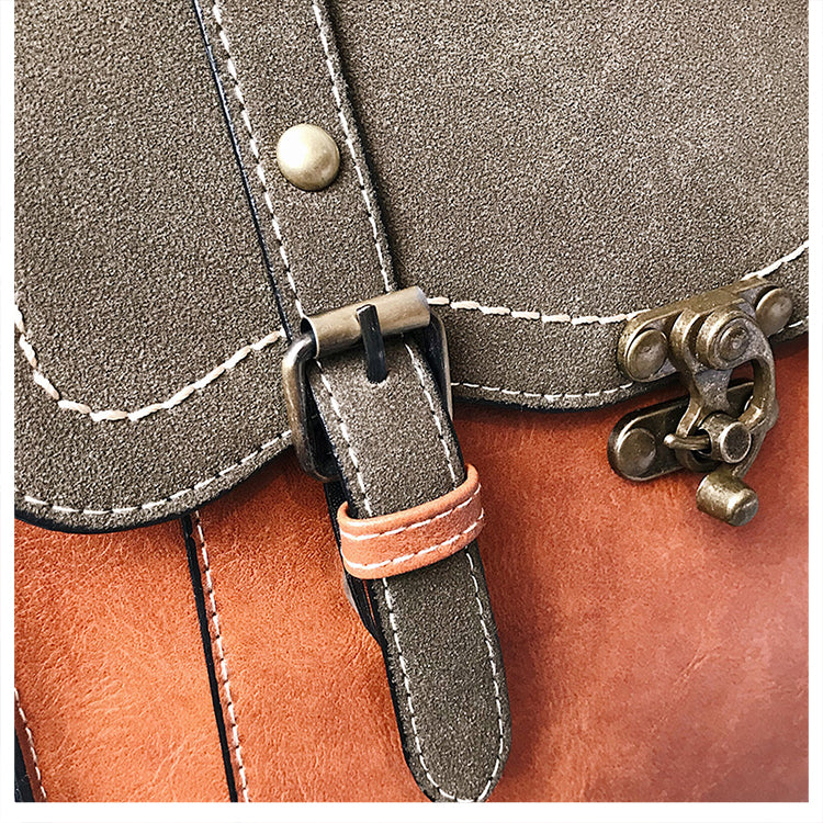 Sac à dos vintage femme en cuir PU