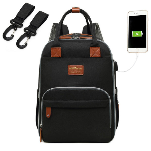 Sac à dos bébé avec port de chargement USB