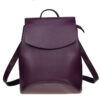 Sac à dos cours simili cuir pour femme