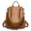 Sac à dos femme grand simili cuir multifonction