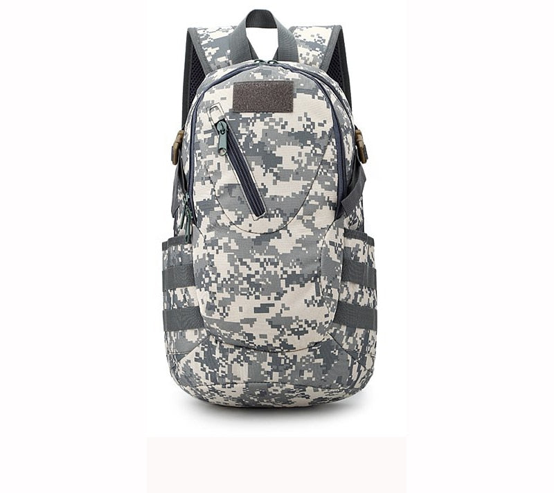 Petit sac à dos camouflage gris – Image 2