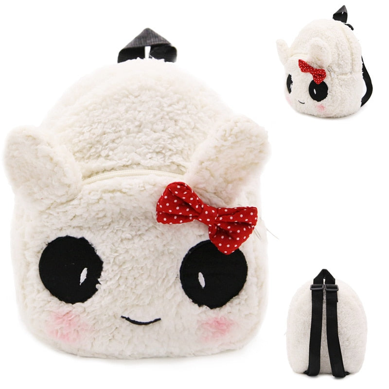 Petit sac à dos fille peluche panda