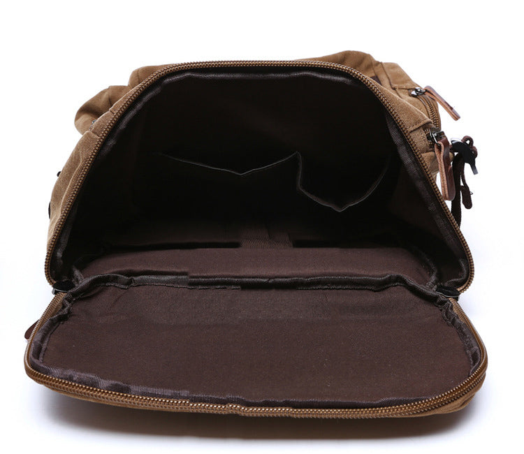 Sac à dos homme toile vintage