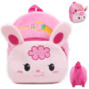 Sac à dos lapin peluche