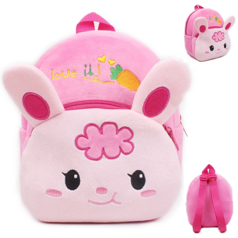 Sac à dos lapin peluche