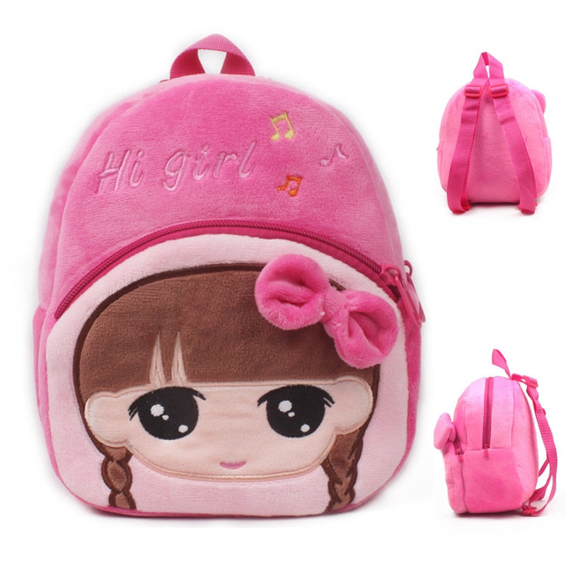 Sac à dos peluche fille