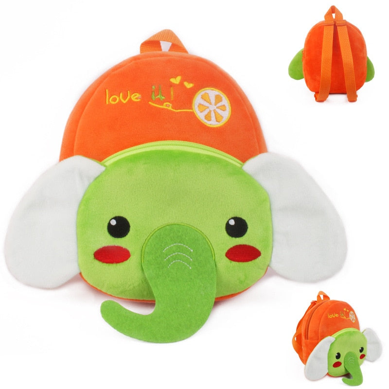Sac à dos peluche éléphant