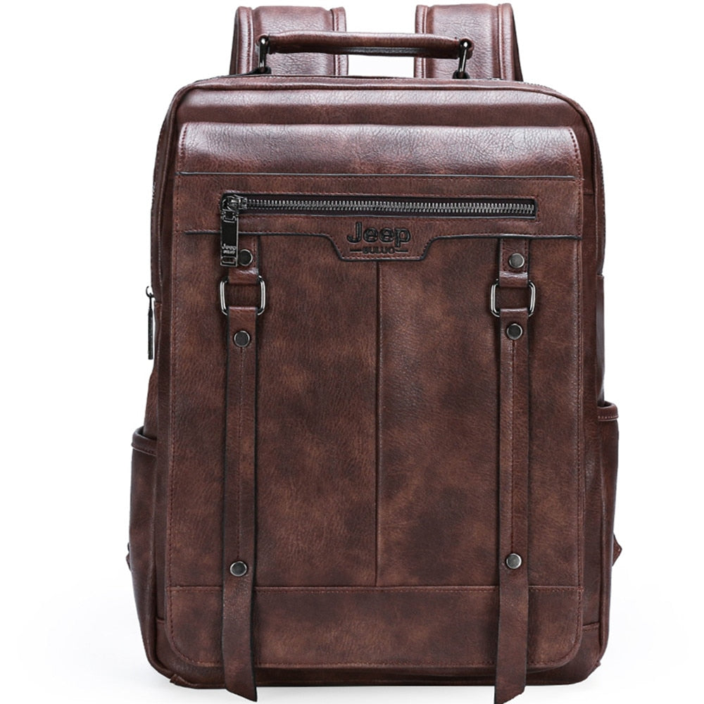 Sac à dos cuir vintage – Image 2