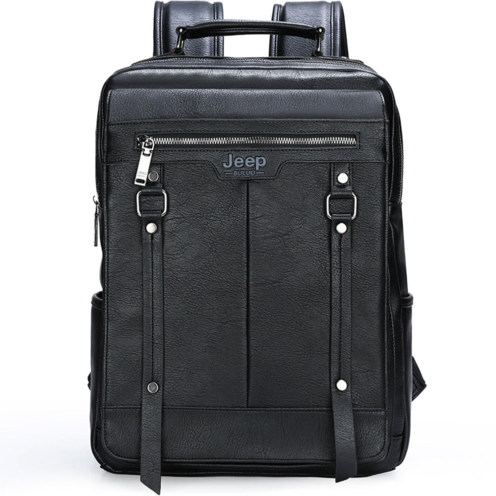 Sac à dos cuir noir – Image 2